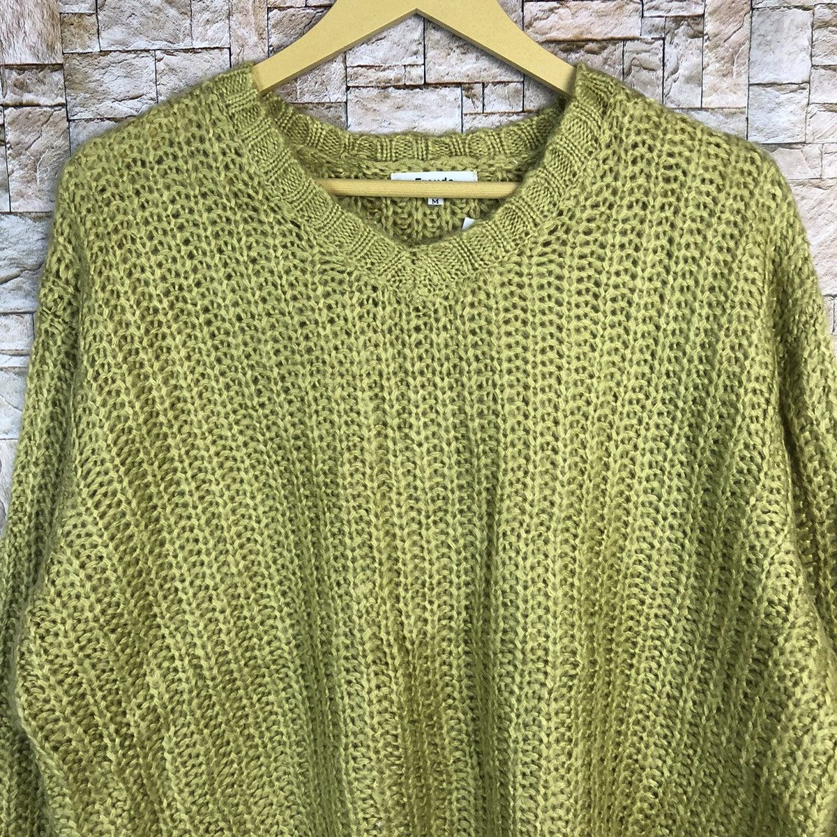 Vintage Freude streetwear Green Knitwear #A478 Size US M / EU 48-50 / 2 - 5 Thumbnail