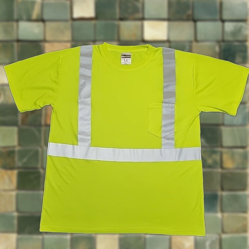 Vintage ML Kishigo Safety Shirt Mens XL Yellow Hi Vis Reflective ANSI 9110 Workwear Shirt Adult XL Yellow Hi Vis Reflective ANSI 9110 Mens XL Size US XL / EU 56 / 4 - 1 Thumbnail
