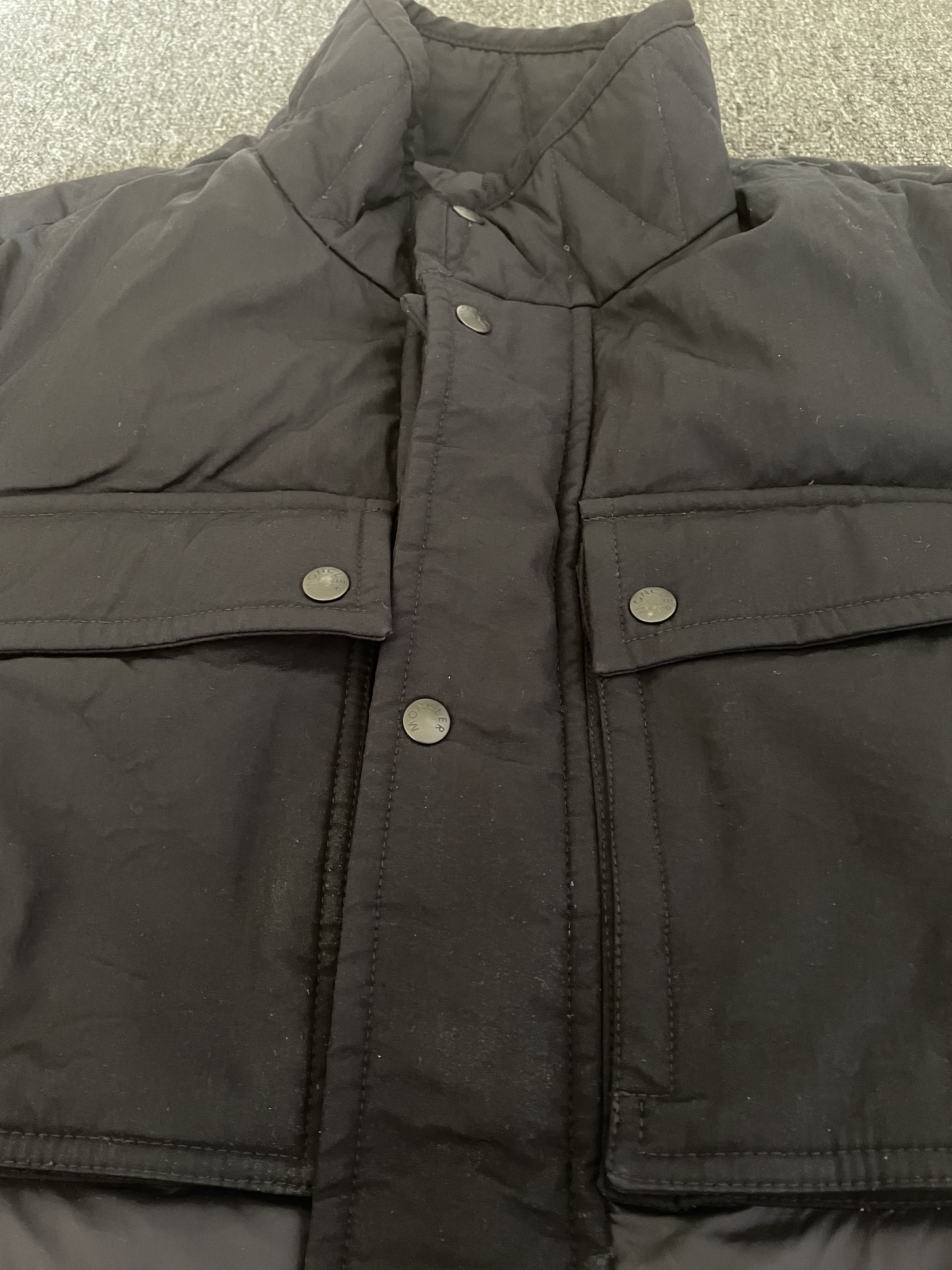 Moncler Moncler dark down jacket size 5/XXL Size US XXL / EU 58 / 5 - 2 Thumbnail