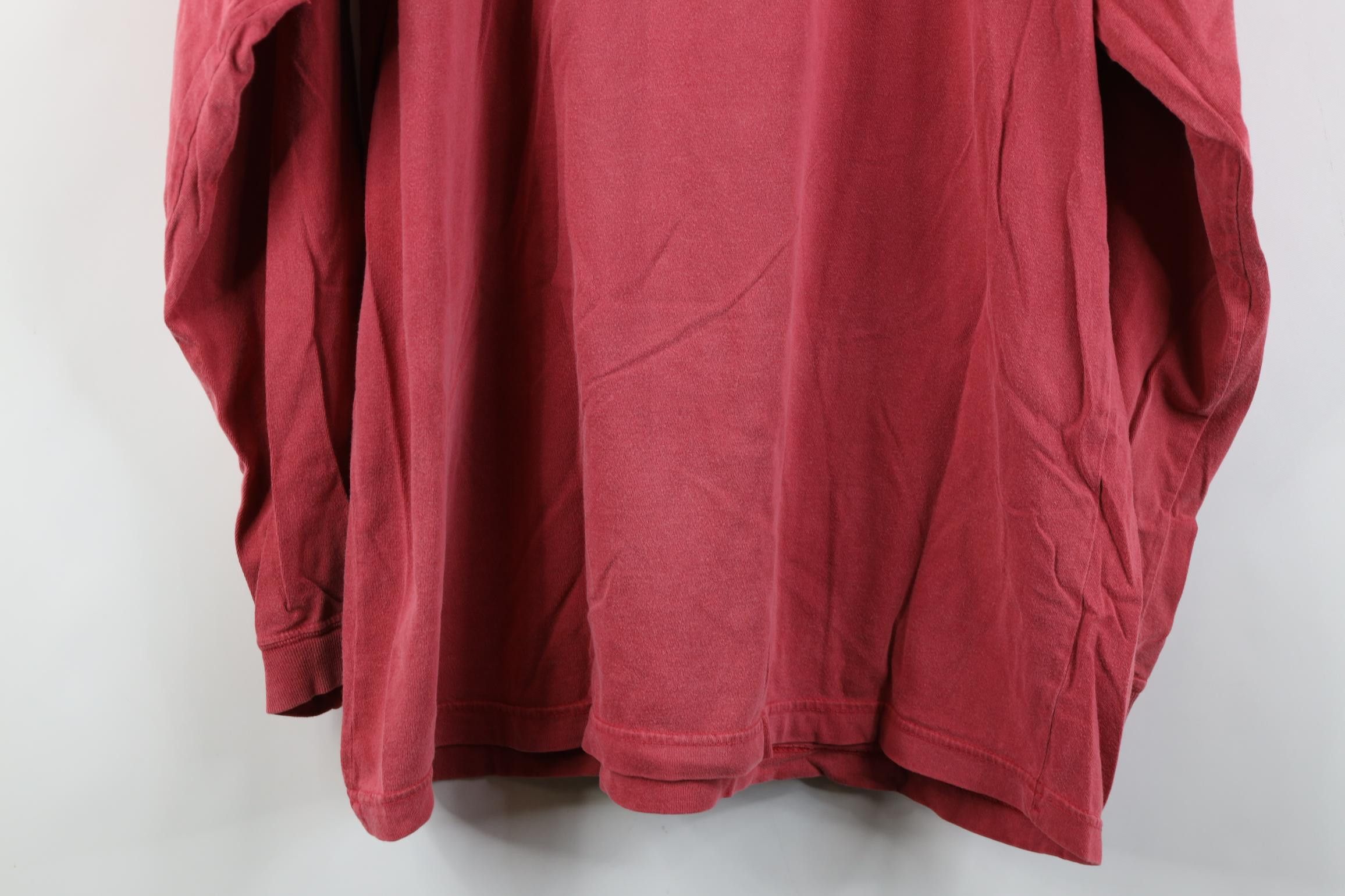 Vintage Vintage 90s Streetwear Stonewash Blank Long Sleeve T-Shirt Size US M / EU 48-50 / 2 - 13 Thumbnail