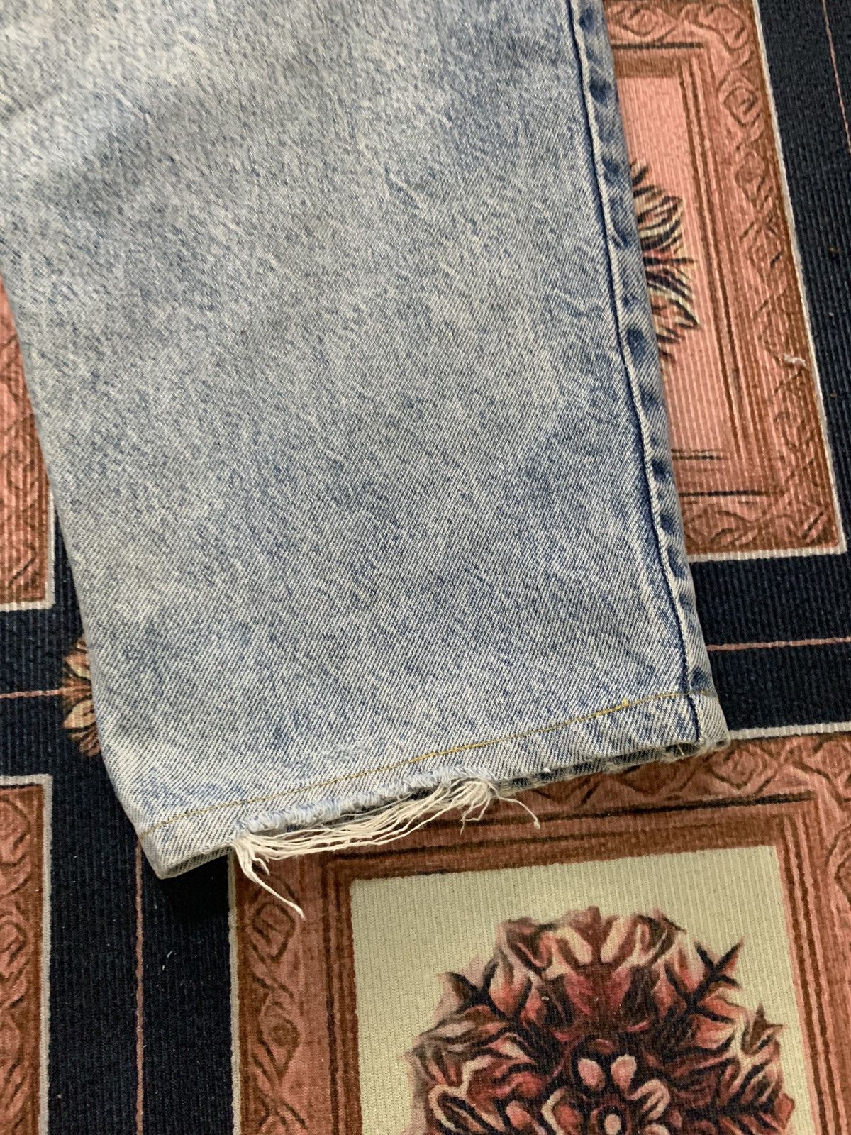 Wrangler Vintage Wrangler Distressed Denim Size US 33 - 8 Thumbnail