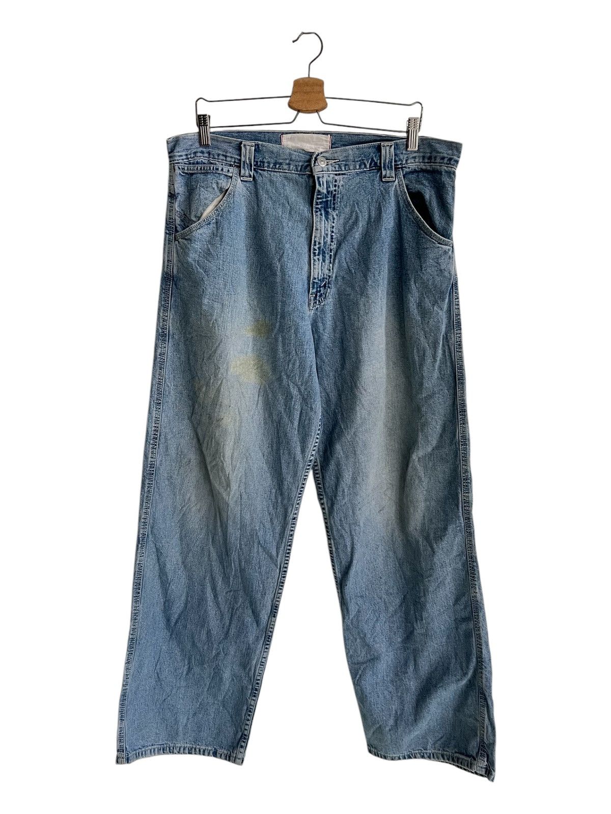 JNCO × Levi's Vintage Clothing × Vintage Y2K Levis Silvertab Super Baggy JNCO Style Jeans Denim Size US 36 / EU 52 - 5 Thumbnail