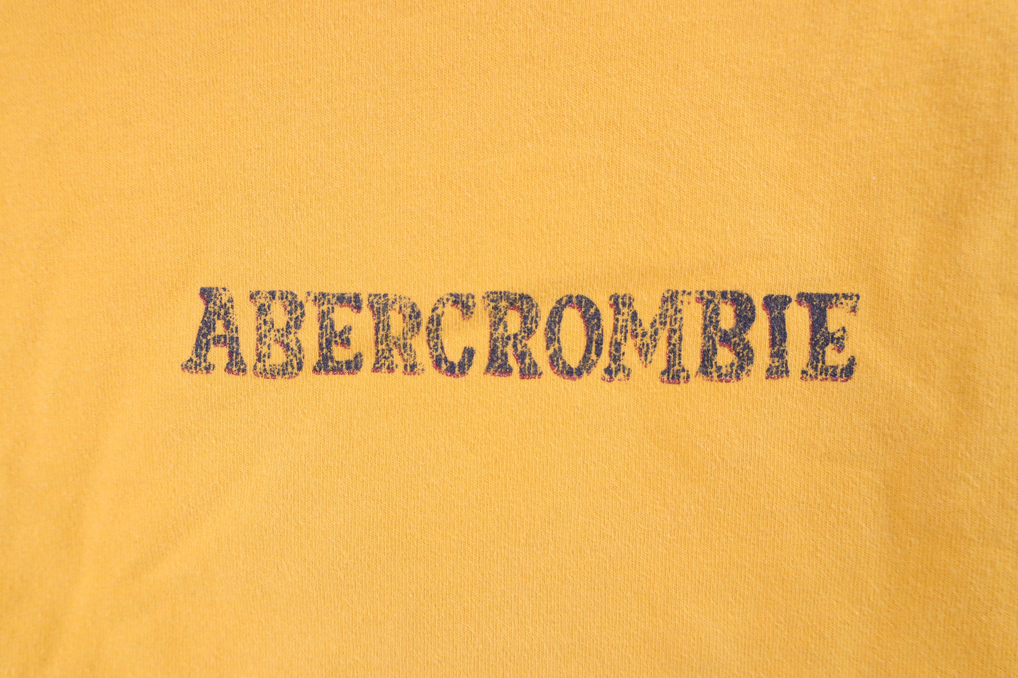 Abercrombie & Fitch × Vintage Vintage 90s Abercrombie & Fitch Spell Heavyweight T-Shirt Size US XL / EU 56 / 4 - 4 Thumbnail