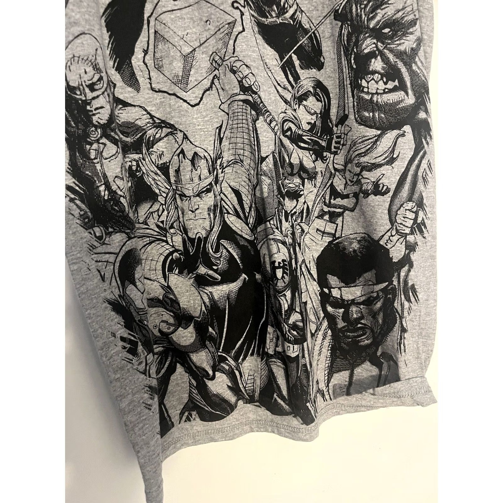 Vintage Marvel Shirt Mens Small Gray All Over Print Short Sleeve Size US S / EU 44-46 / 1 - 5 Thumbnail