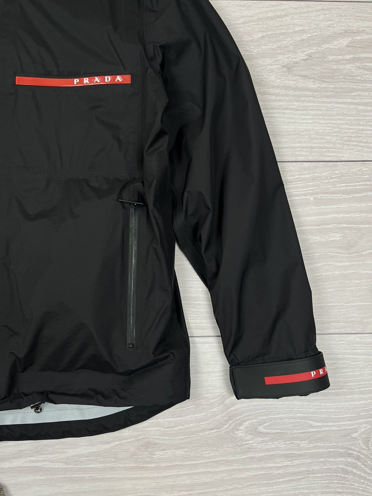 Prada Prada Linea Rossa Black Red Tab Ski Jacket Womens XS Size XS / US 0-2 / IT 36-38 - 9 Thumbnail