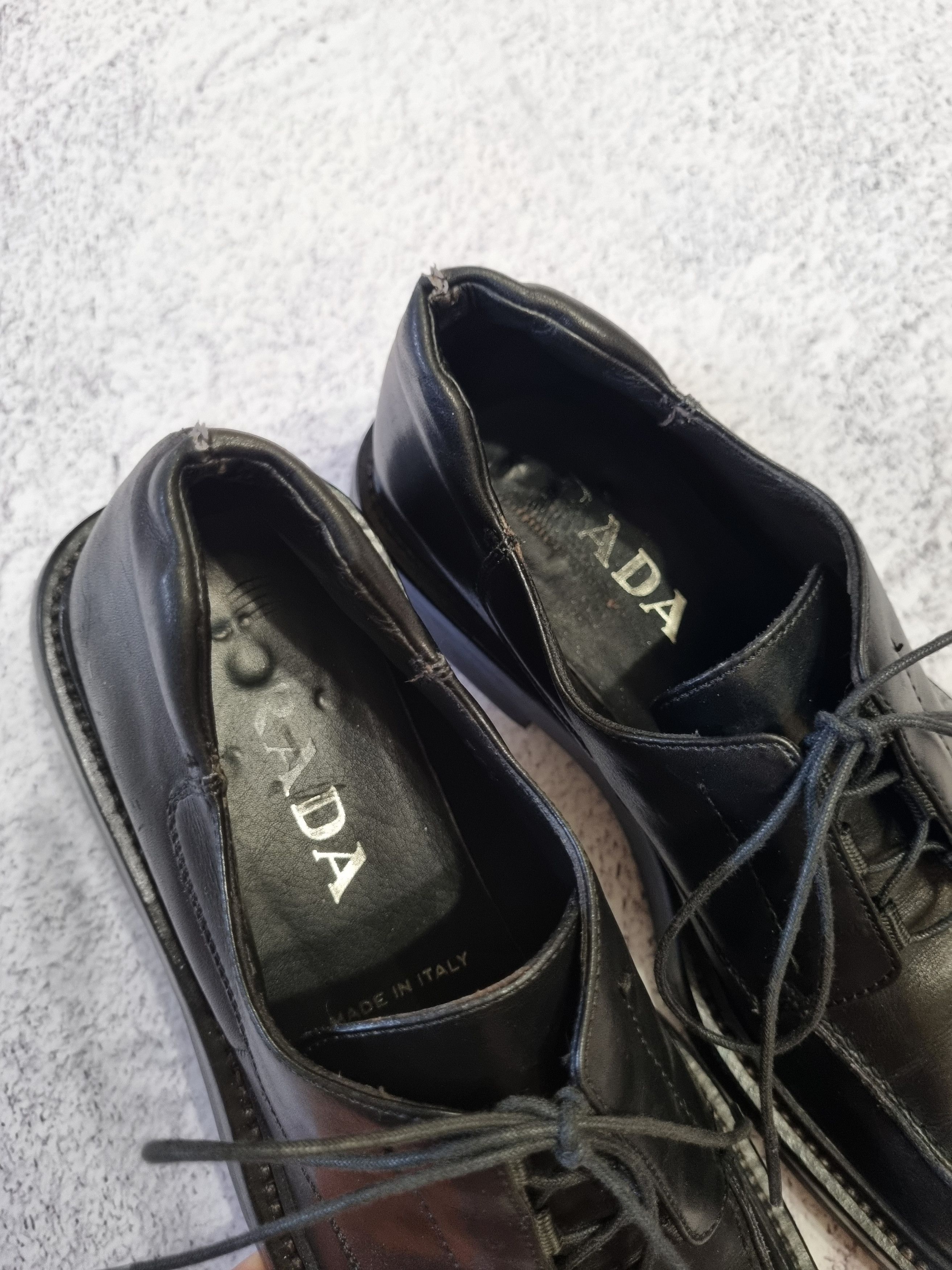 Prada Vintage Archive 90S Prada Leather Loafers Shoes Size US 5.5 / IT 35.5 - 6 Thumbnail