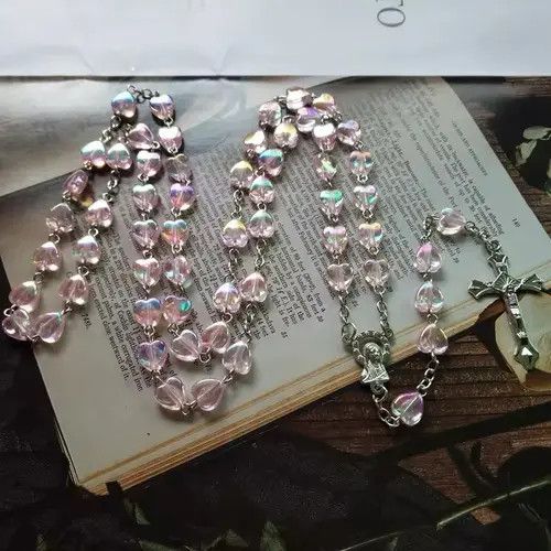 Jewelry Saint Benedict Rosary Necklace Chain Catholic Church Jesus Size ONE SIZE - 7 Thumbnail