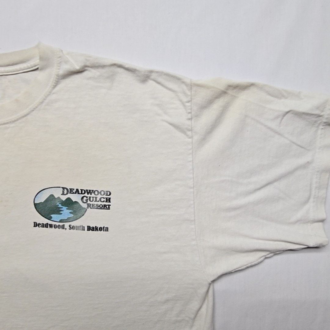 Gildan Vintage Deadwood Gulch Resort Tee South Dakota White XL Size US XL / EU 56 / 4 - 5 Thumbnail