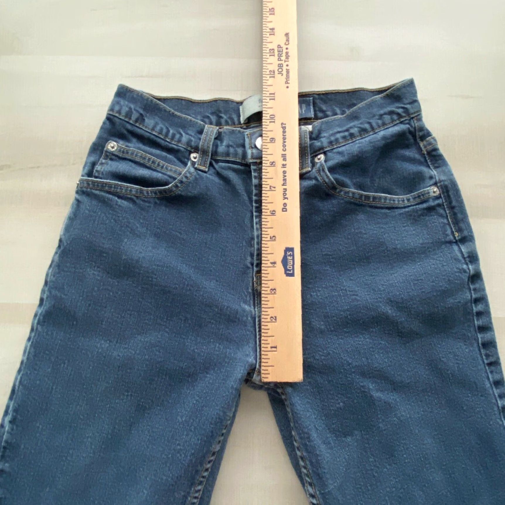 Gap GAP Womens Flare Jeans 6 Long Blue Stretch Size 28" / US 6 / IT 42 - 6 Thumbnail