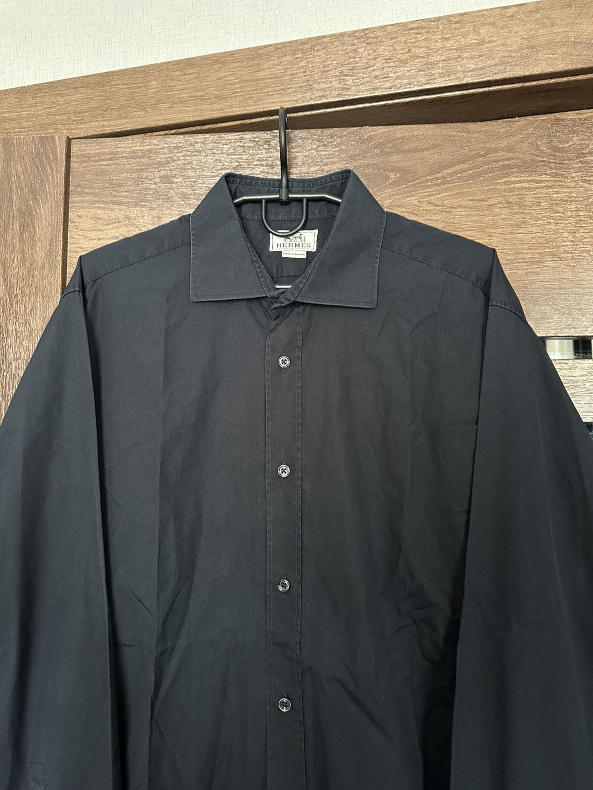 Hermes Hermes Vintage Shirt Button Up Long Sleeve Size US XL / EU 56 / 4 - 5 Thumbnail