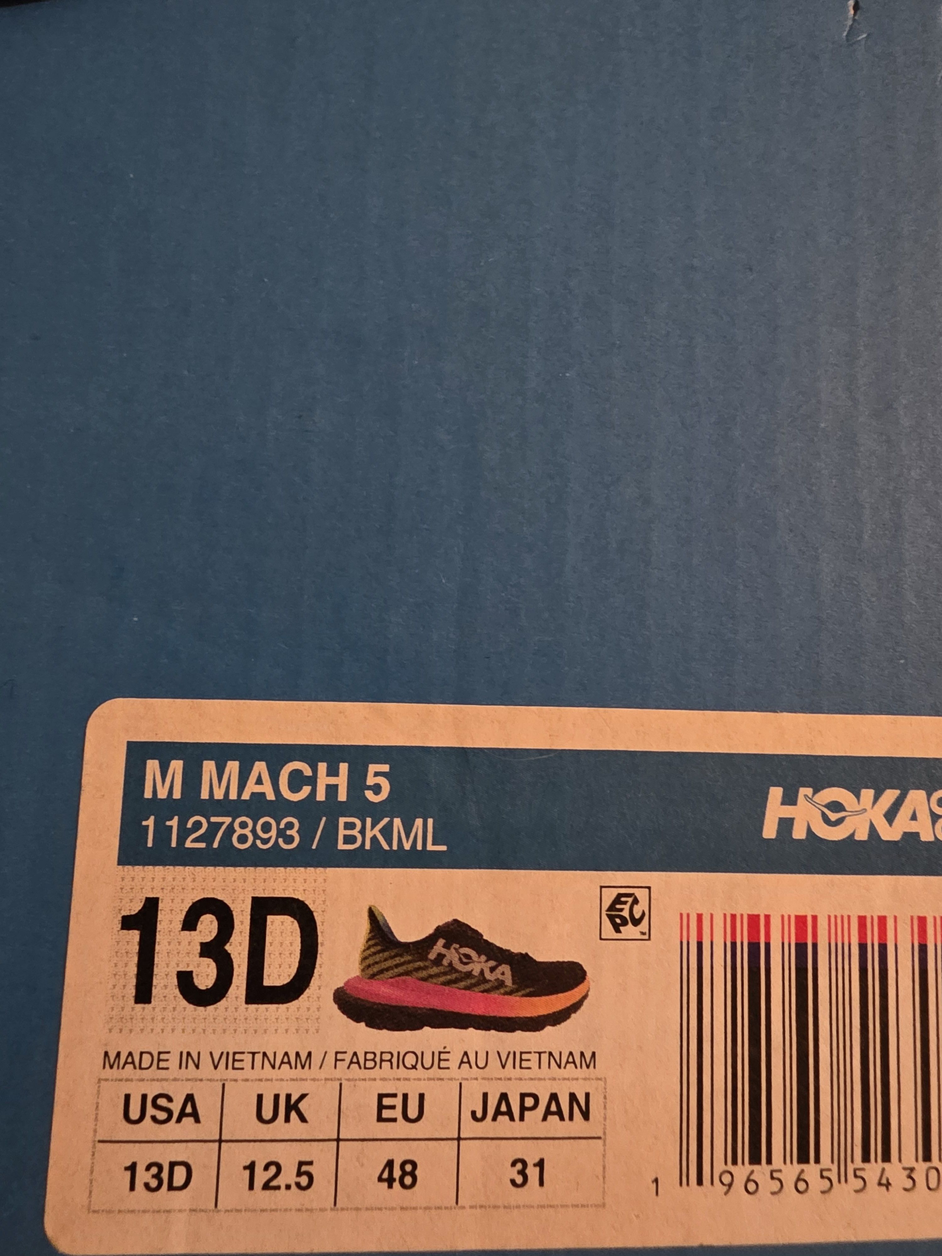 Hoka M Mach 5 Size US 13 / EU 46 - 6 Thumbnail