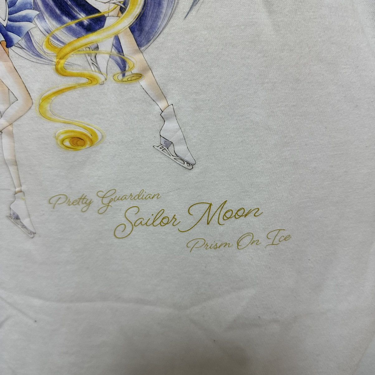 Anime 💥💥VERY RARE SAILORMOON PRISM ON ICE NAOKO TAKEUCHI WHITE TEE Size US XL / EU 56 / 4 - 4 Thumbnail
