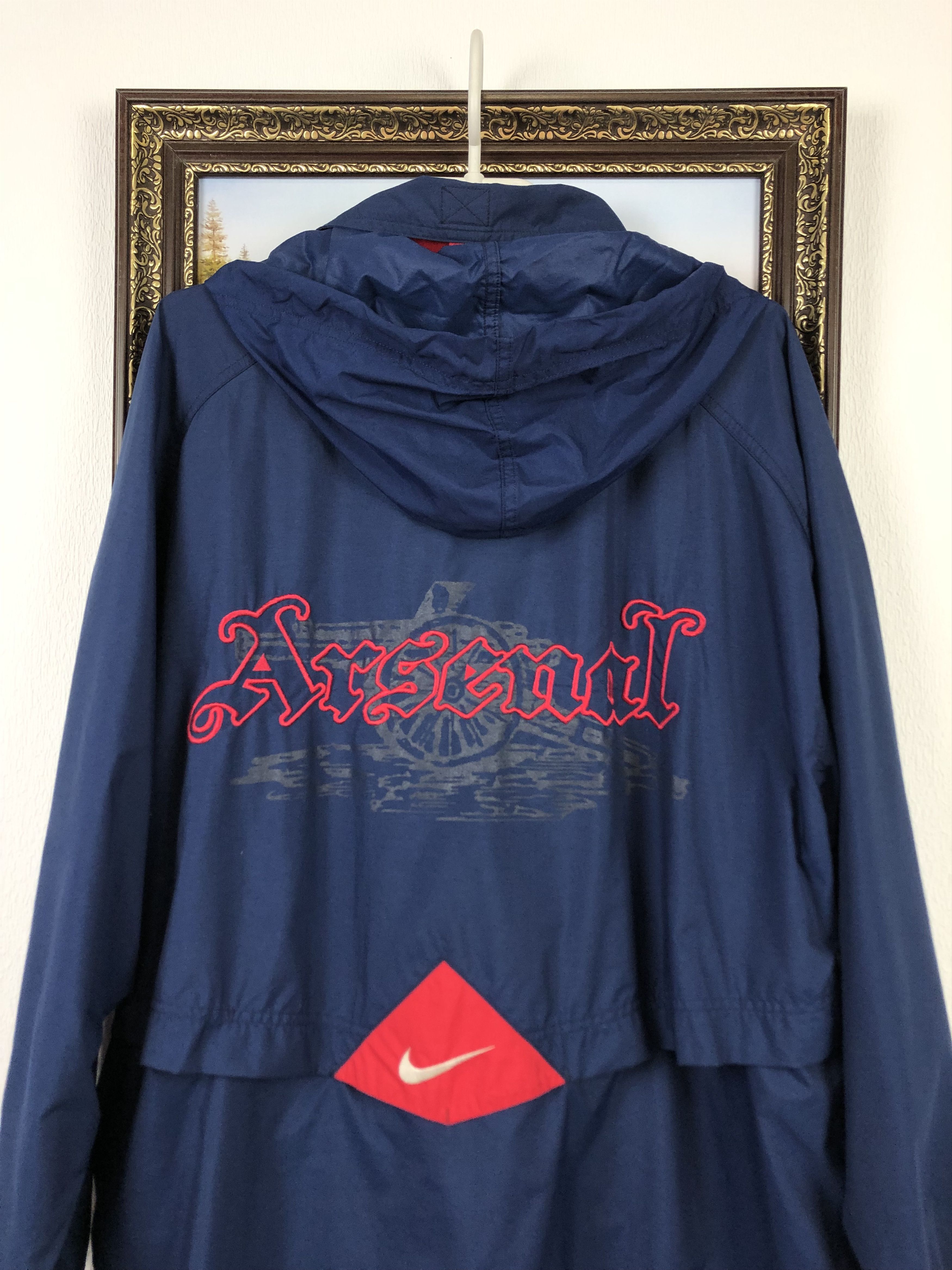 Nike Vintage Arsenal Football Jacket Gunners Rare Windbreaker Size US M / EU 48-50 / 2 - 17 Thumbnail