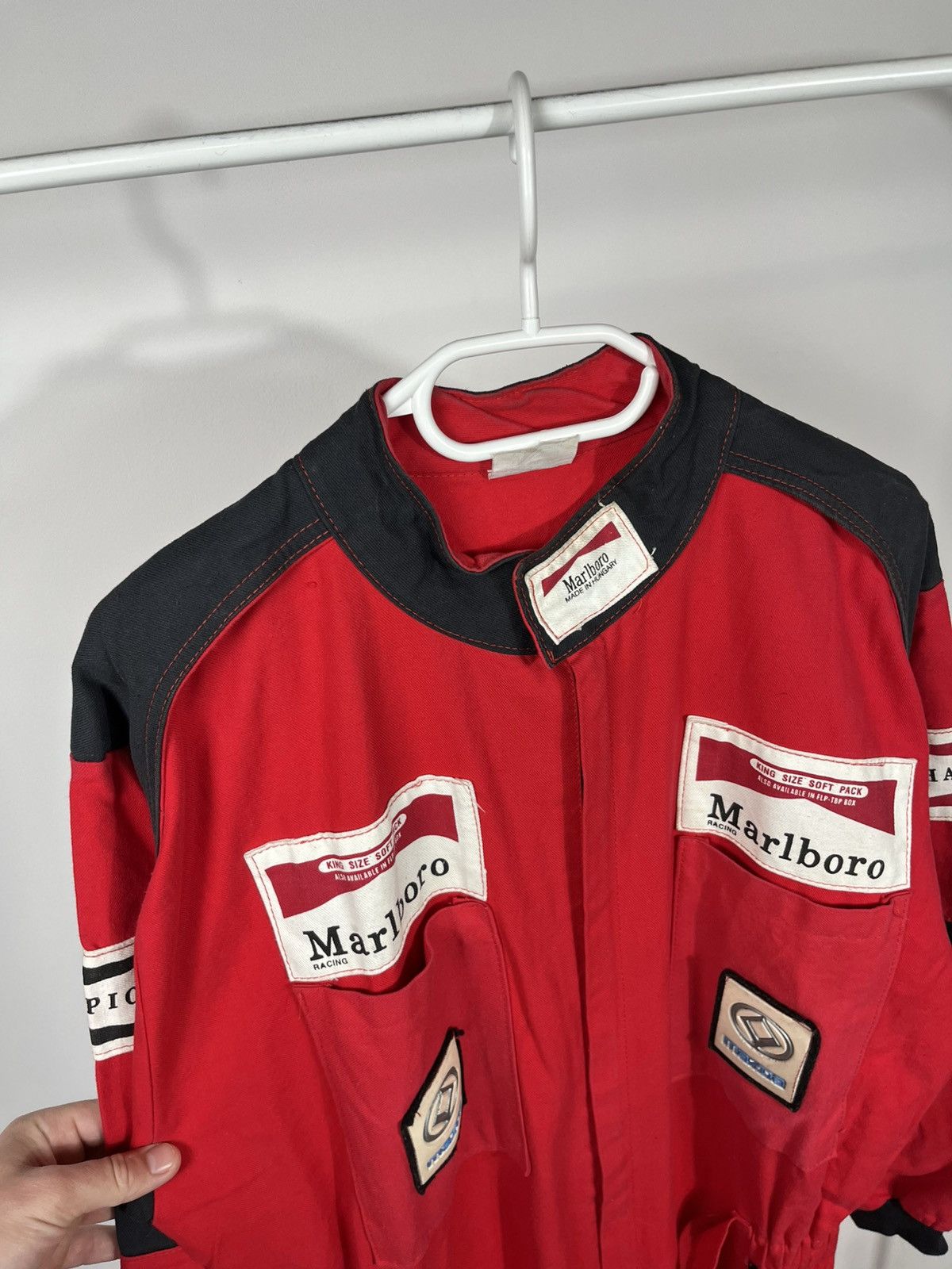 Marlboro Vintage Marlboro Racing Suit Coveralls Red Mazda Workwear Size US L / EU 52-54 / 3 - 4 Thumbnail