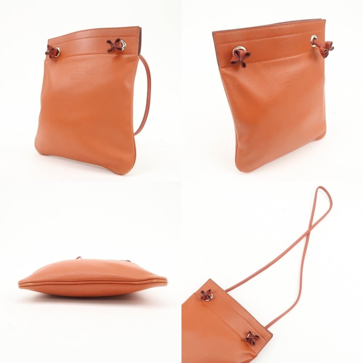 Hermes Hermes Aline Mini Calfskin Crossbody Bag Tan Size ONE SIZE - 3 Thumbnail
