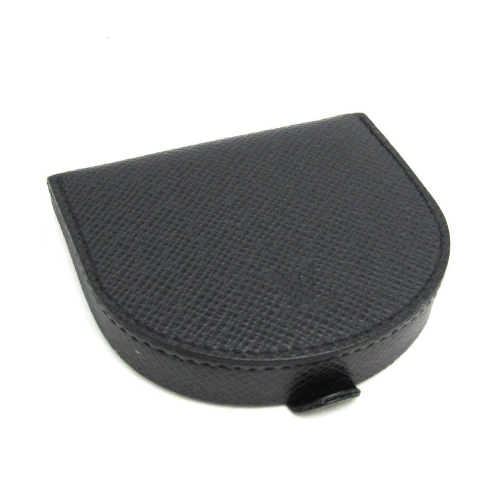 image of Louis Vuitton Taiga Porte Monnaie Cuvette M64422 Men's Taiga Leather Coin Purse/coin Case Ardoise i