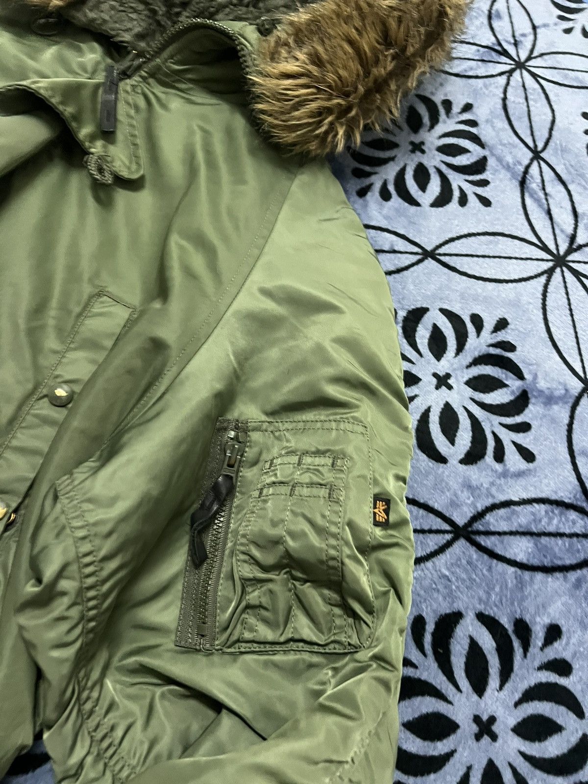Alpha Industries × Vintage Alpha Industries Bomber / Parka Jacket Streetwear vintage Size US M / EU 48-50 / 2 - 18 Thumbnail