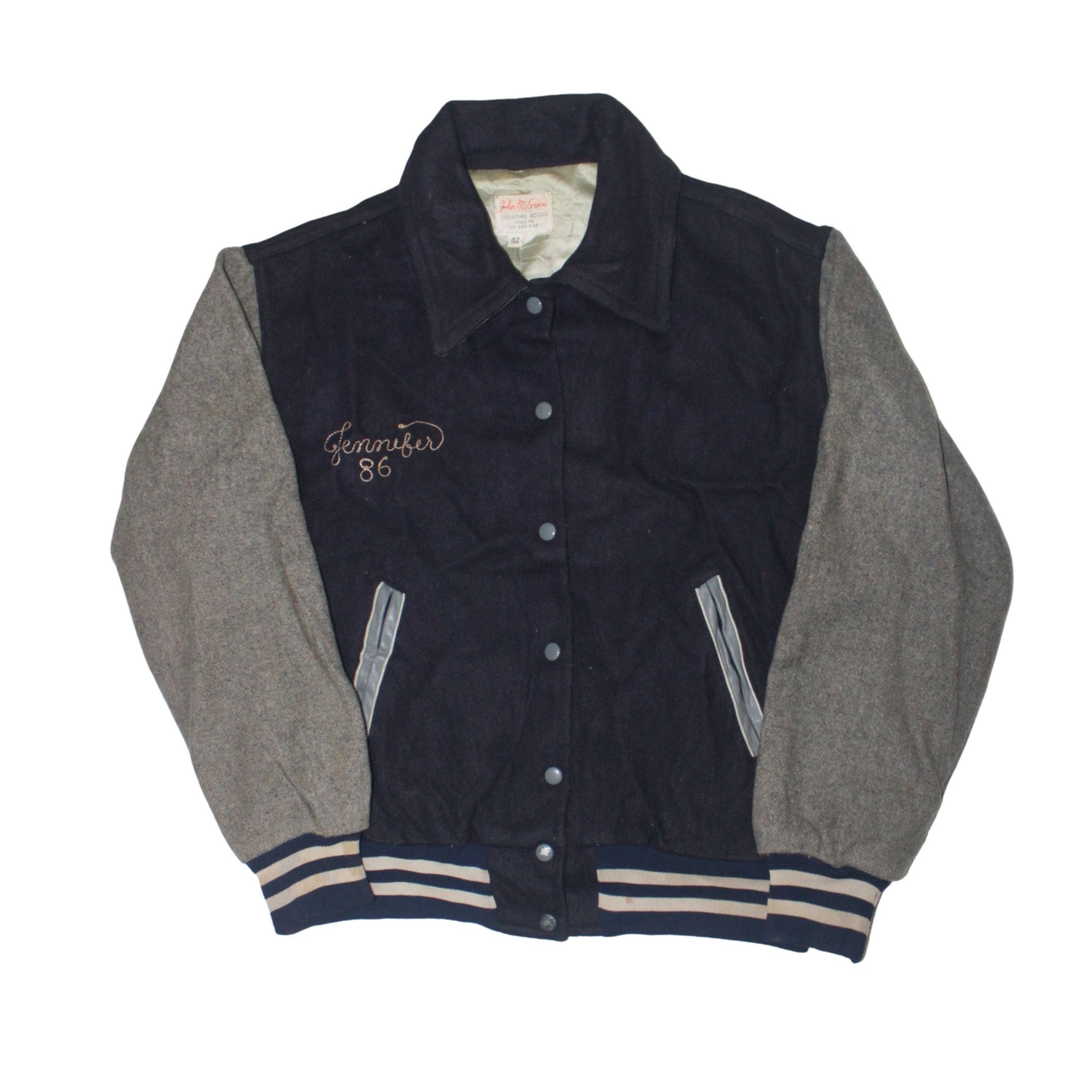 Vintage 1980S CACTUS SHADOWS “JENNIFER ’86” LETTERMAN VARSITY JACKET Size US M / EU 48-50 / 2 - 1 Thumbnail