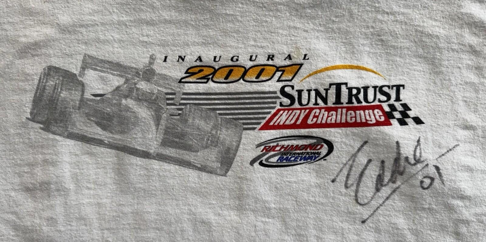 Vintage Eddie Cheever Jr. Autographed Vintage 2001 Indy NASCAR Shirt Size ONE SIZE - 3 Thumbnail