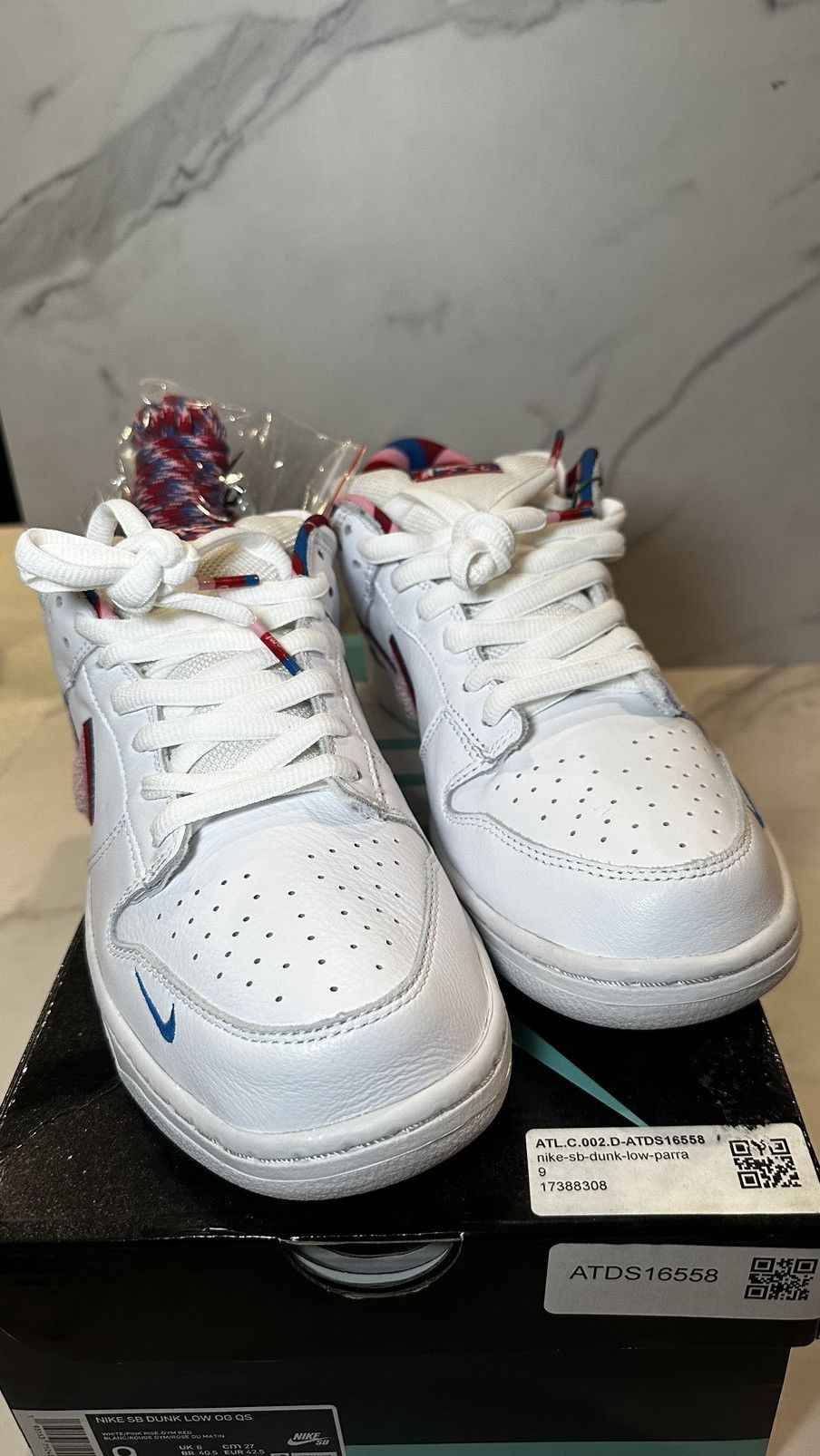 Nike Nike SB Dunk Low Parra Size US 9 / EU 42 - 3 Thumbnail