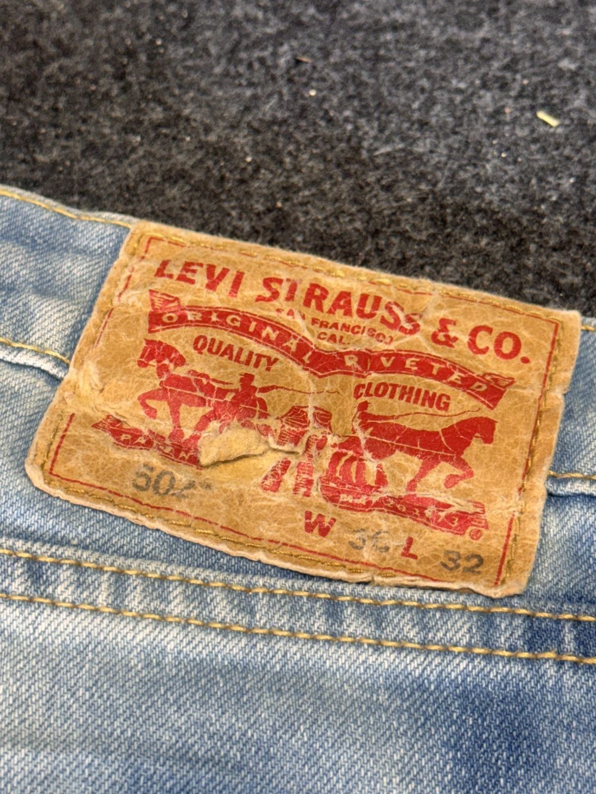 Levi's Levi's 502 Regular Taper Jeans - Custom Cloud Tie-Dye Size US 37 - 13 Thumbnail