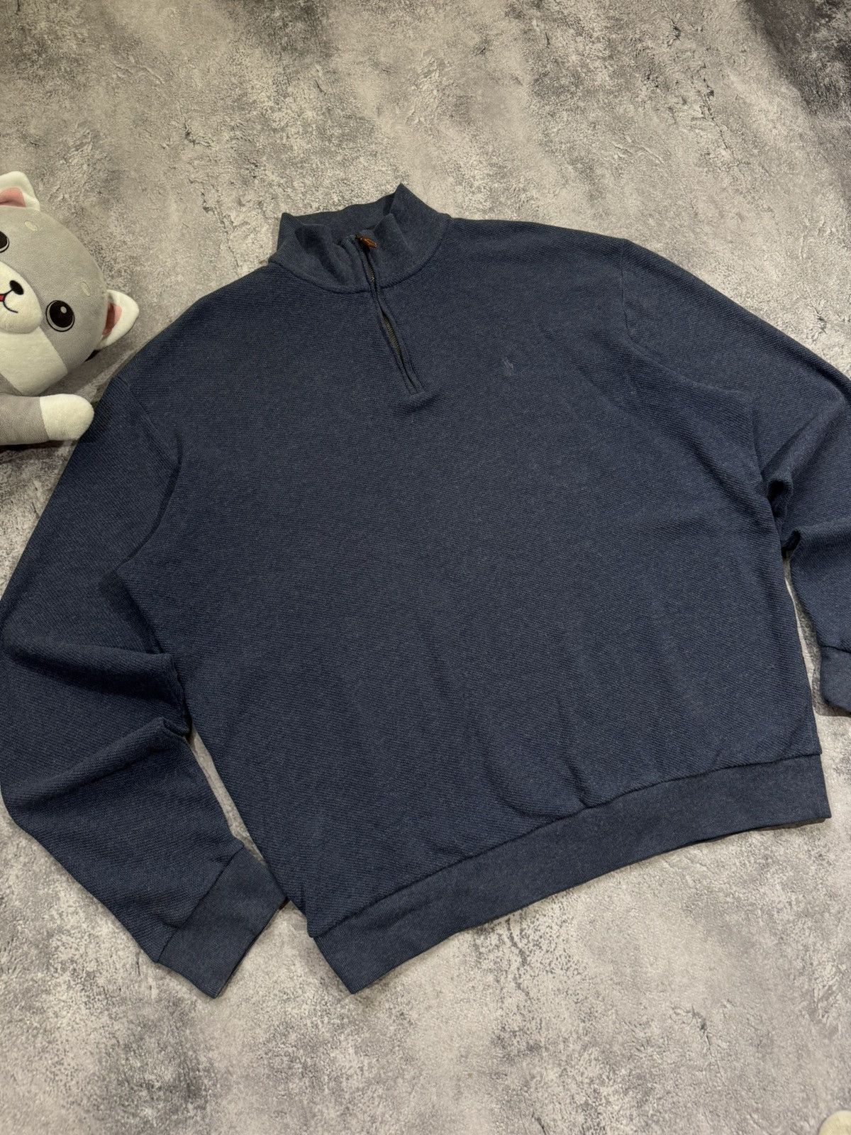 Polo Ralph Lauren × Ralph Lauren × Vintage Vintage Polo Ralph Lauren 1/3 zip sweater y2k Size US XL / EU 56 / 4 - 2 Thumbnail