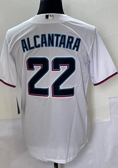 MLB Miami Marlins #22 ALCANTARA Jersey XL Size US XL / EU 56 / 4 - 1 Thumbnail