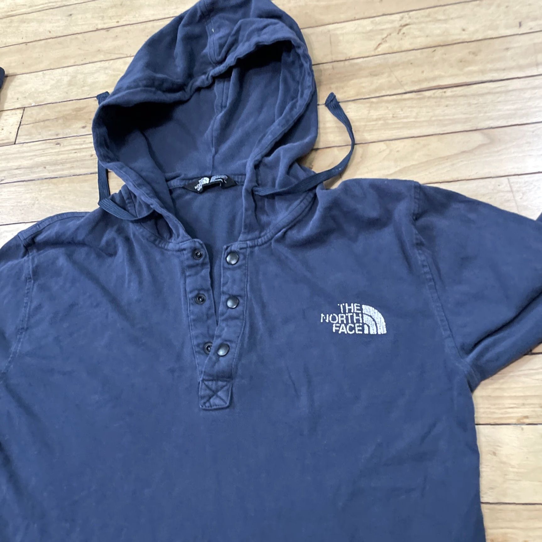 The North Face The North Face Snap Hoodie Men S Active Logo Blue Lightweight Beachy Sweater S Size US S / EU 44-46 / 1 - 3 Thumbnail