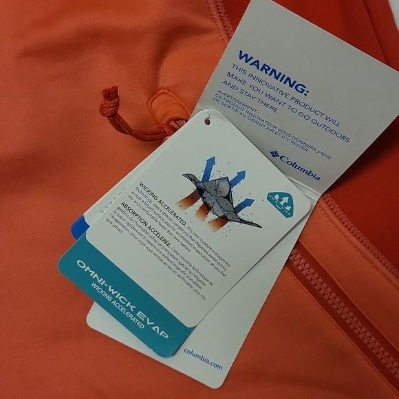 Columbia Columbia Evap Change Fleece Jacket Zip Up Orange Peach Women Size XL / US 12-14 / IT 48-50 - 15 Thumbnail