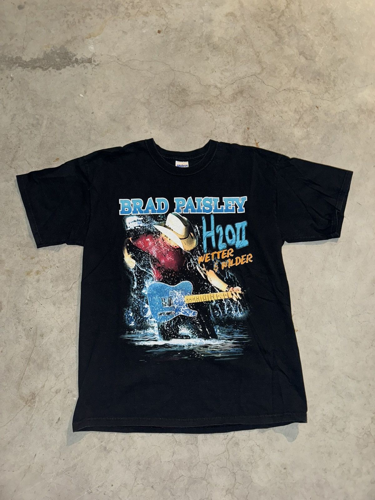 Band Tees × Gildan Brad Paisley H20II Wetter & Wilder Tour Country 2011 Size US M / EU 48-50 / 2 - 1 Thumbnail