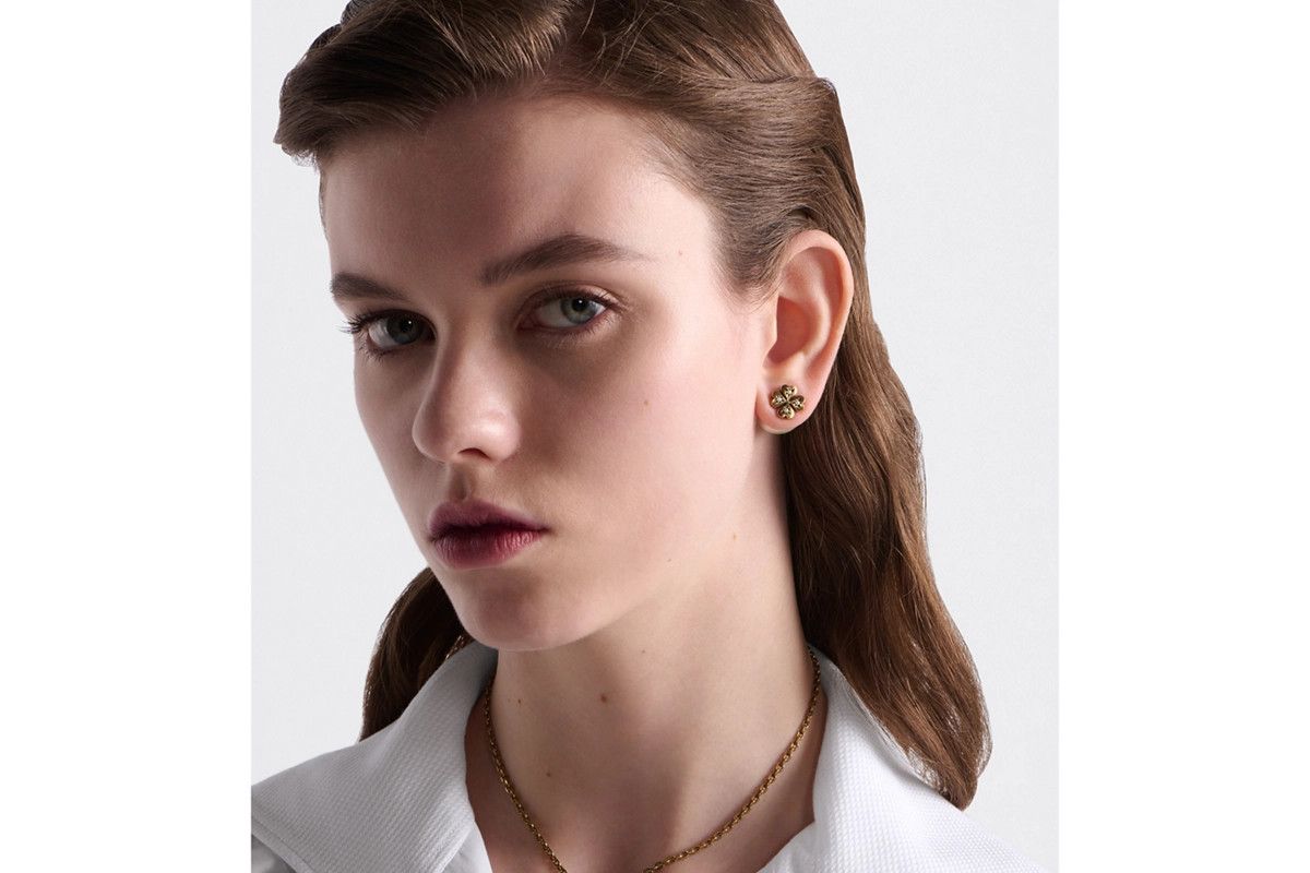 Dior o1bcso1str0126 Size:OS/Tribales Earrings in Golden/White Size ONE SIZE - 4 Thumbnail