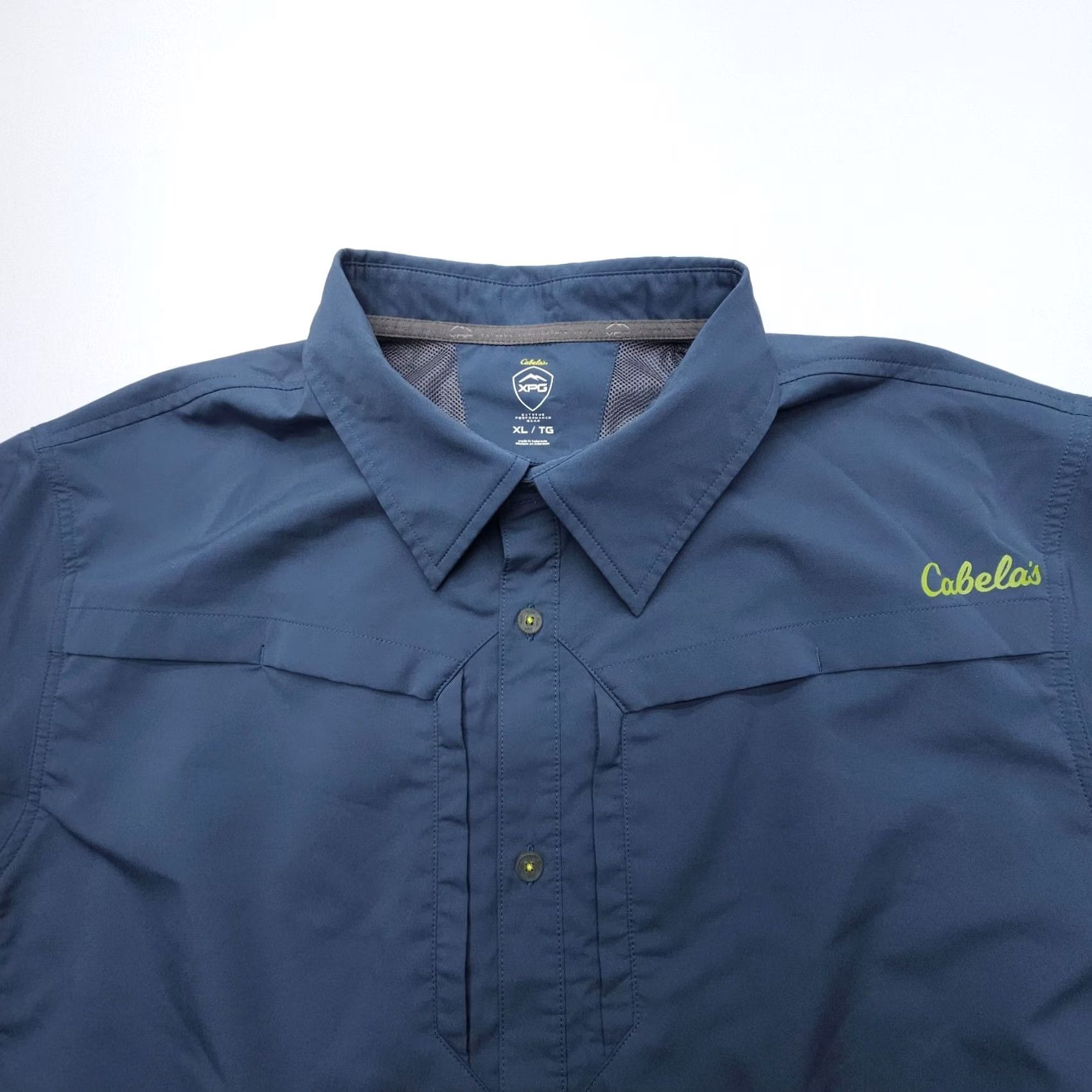Vintage Cabela's XPG Vented Shirt Mens XL Blue Hiking Fishing Outdoor Sports Tech Light Shirt Size US XL / EU 56 / 4 - 4 Thumbnail
