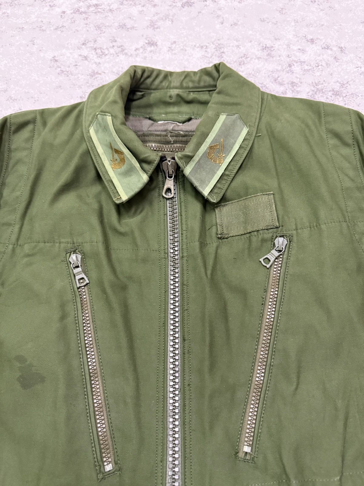 Vintage 1970s Swedish Army m59 tank drivers jacket. Size US S / EU 44-46 / 1 - 7 Thumbnail