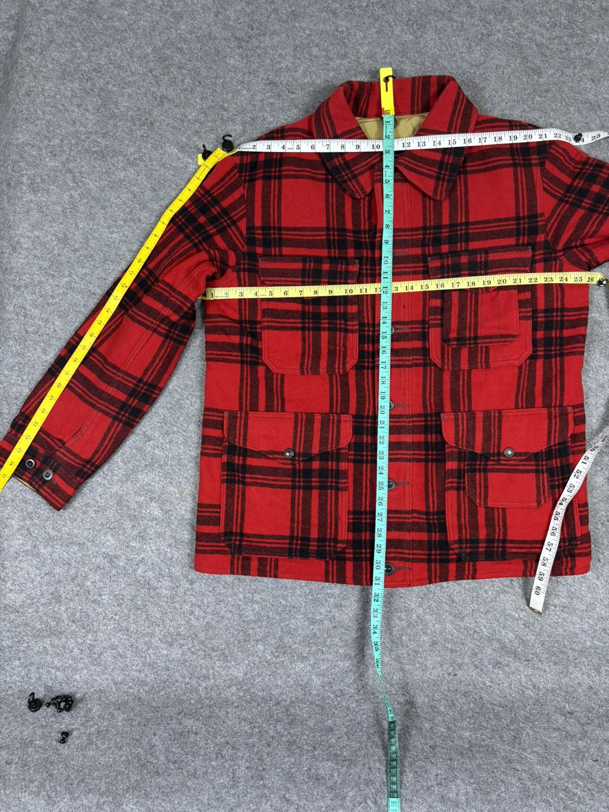 Polo Ralph Lauren Vtg Polo Ralph Lauren Mackinaw Military Wool Jacket K47 Size US XXL / EU 58 / 5 - 3 Thumbnail