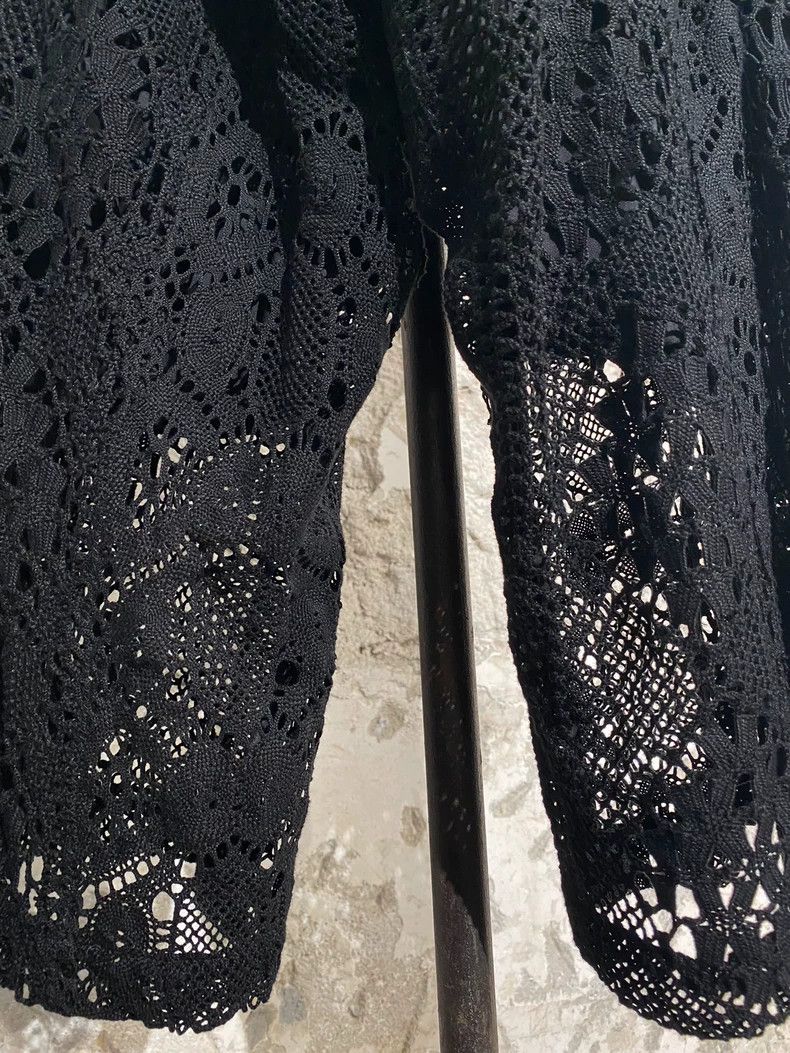 Y's Y's size 2 Black cut-out double midi pants Size US 28 / EU 44 - 6 Thumbnail