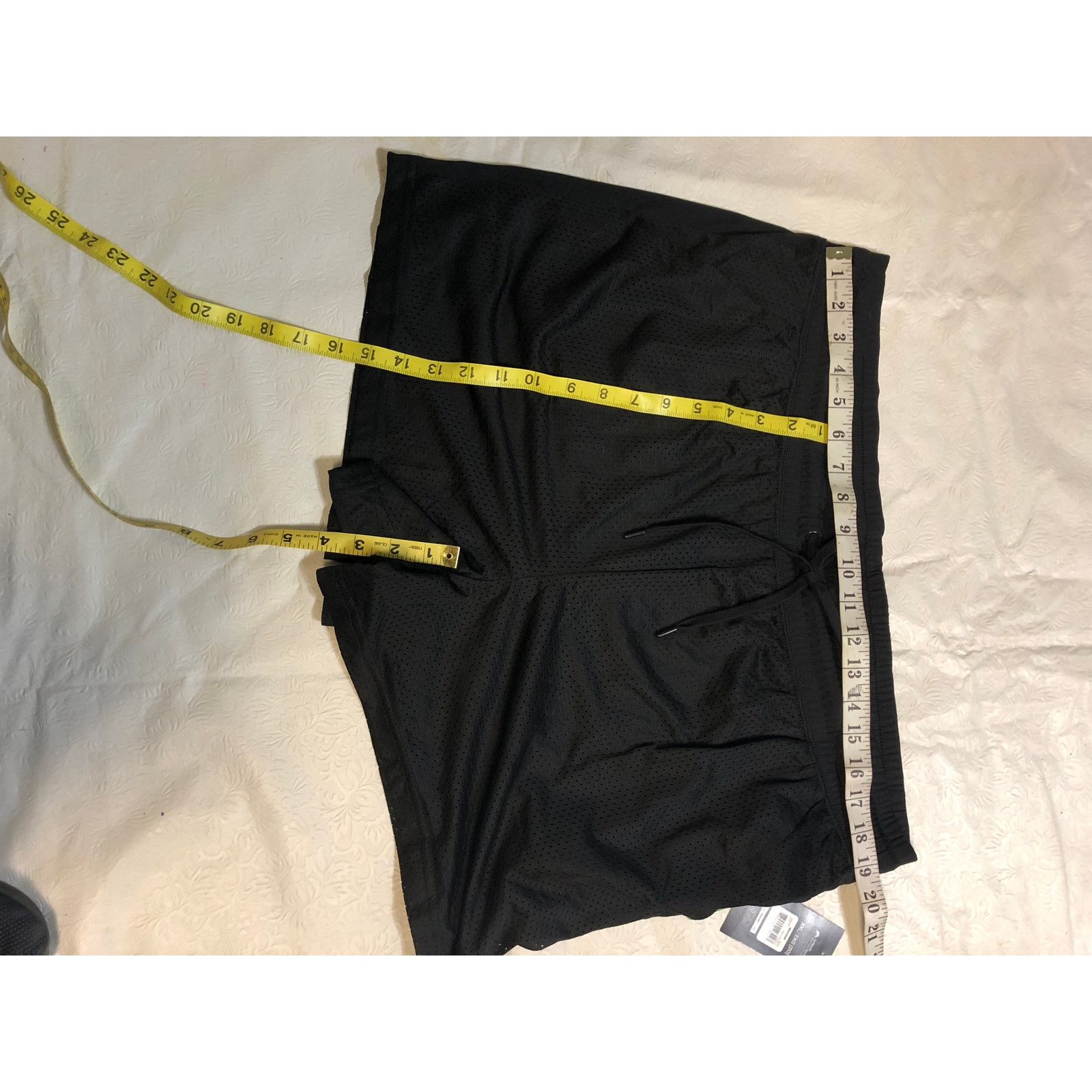 Athletic Works Womens mesh black athletic wear shorts Size 42" / US 20 - 6 Thumbnail