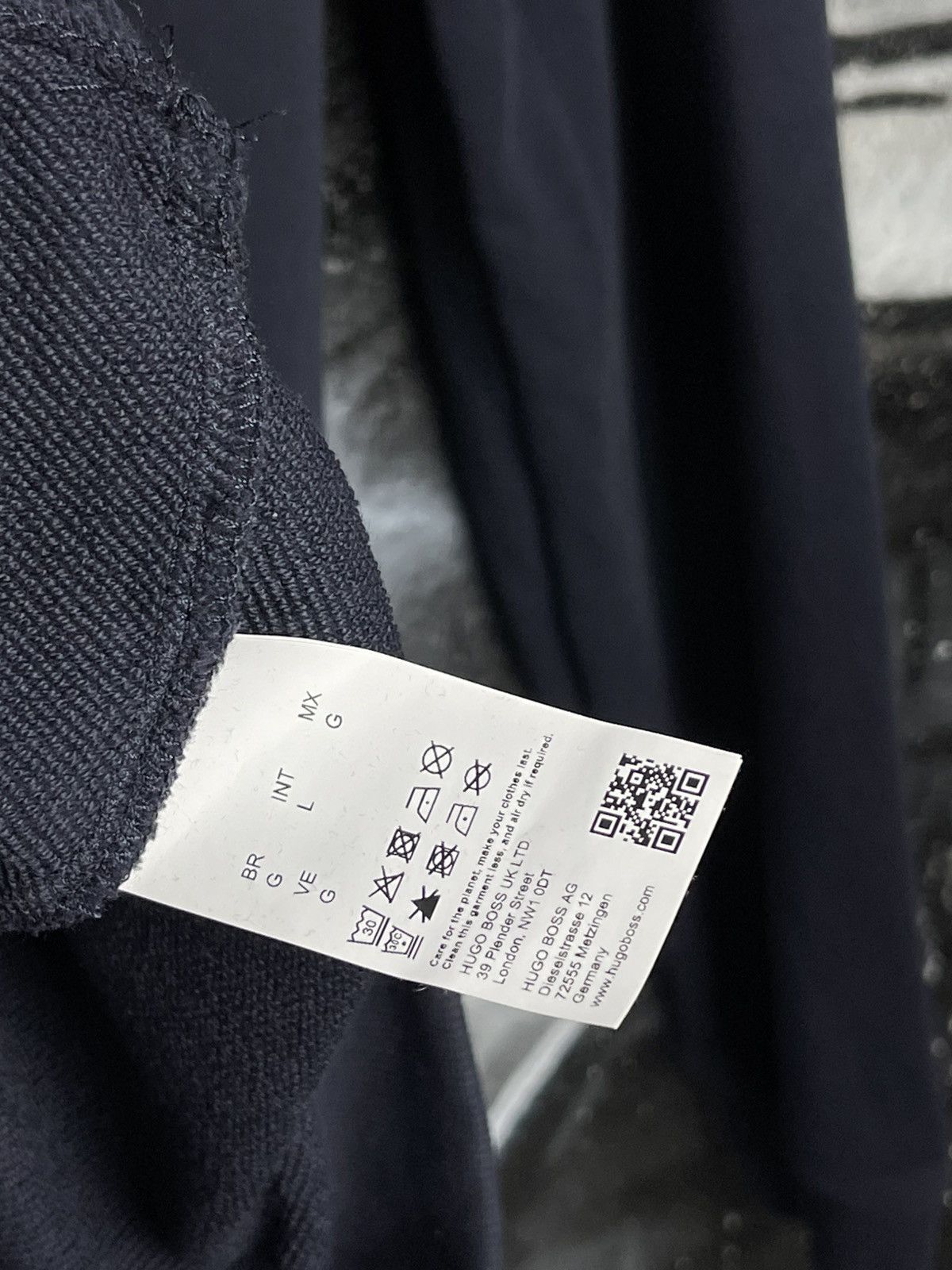 Hugo Boss Hugo Boss Logo Print Navy Blue Cotton Hoodie Men’s Size L Size US L / EU 52-54 / 3 - 12 Thumbnail