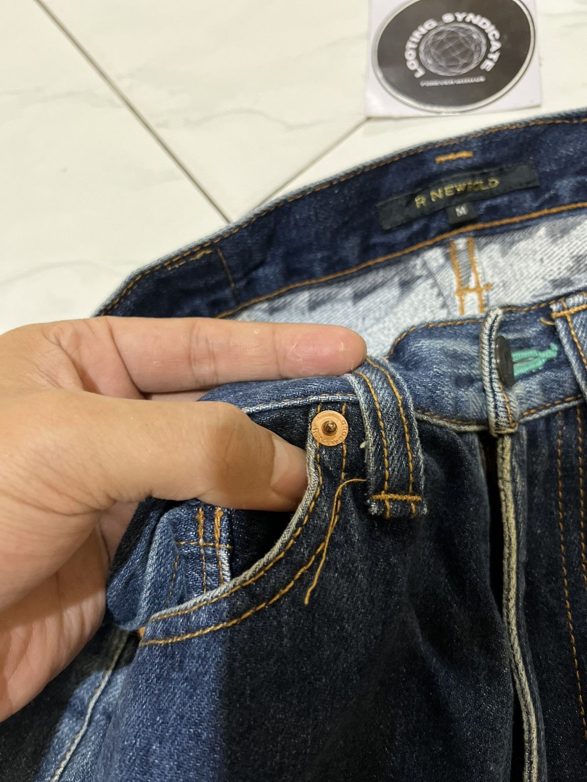 Paul Smith 🔥 Paul Smith R.Newbold Selvedge Denim Pants Size US 29 - 8 Thumbnail
