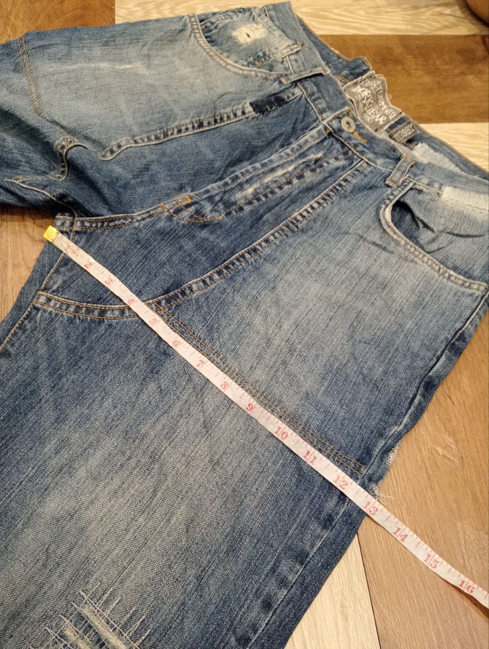 Stussy STUSSY WORKGEAR DISTRESSED JEANS - SIZE 32 Size US 32 / EU 48 - 18 Thumbnail