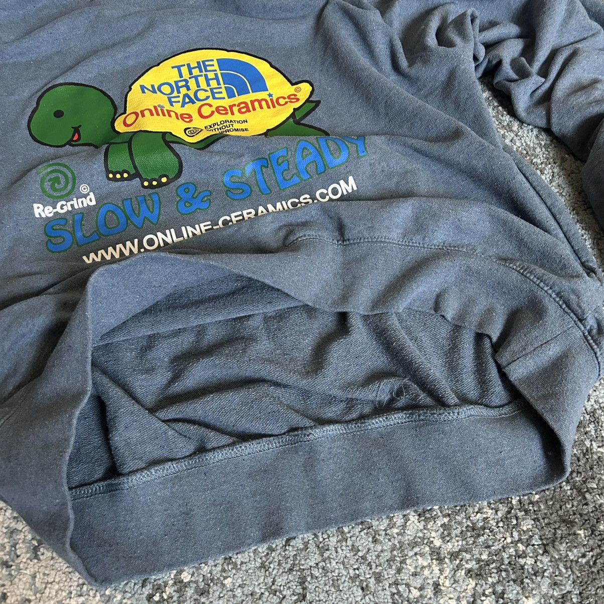 Online Ceramics × The North Face SLOW & STEADY TURTLE RE-GRiND RECYCLED COTTON BLEND CREWNECK Size US L / EU 52-54 / 3 - 5 Thumbnail