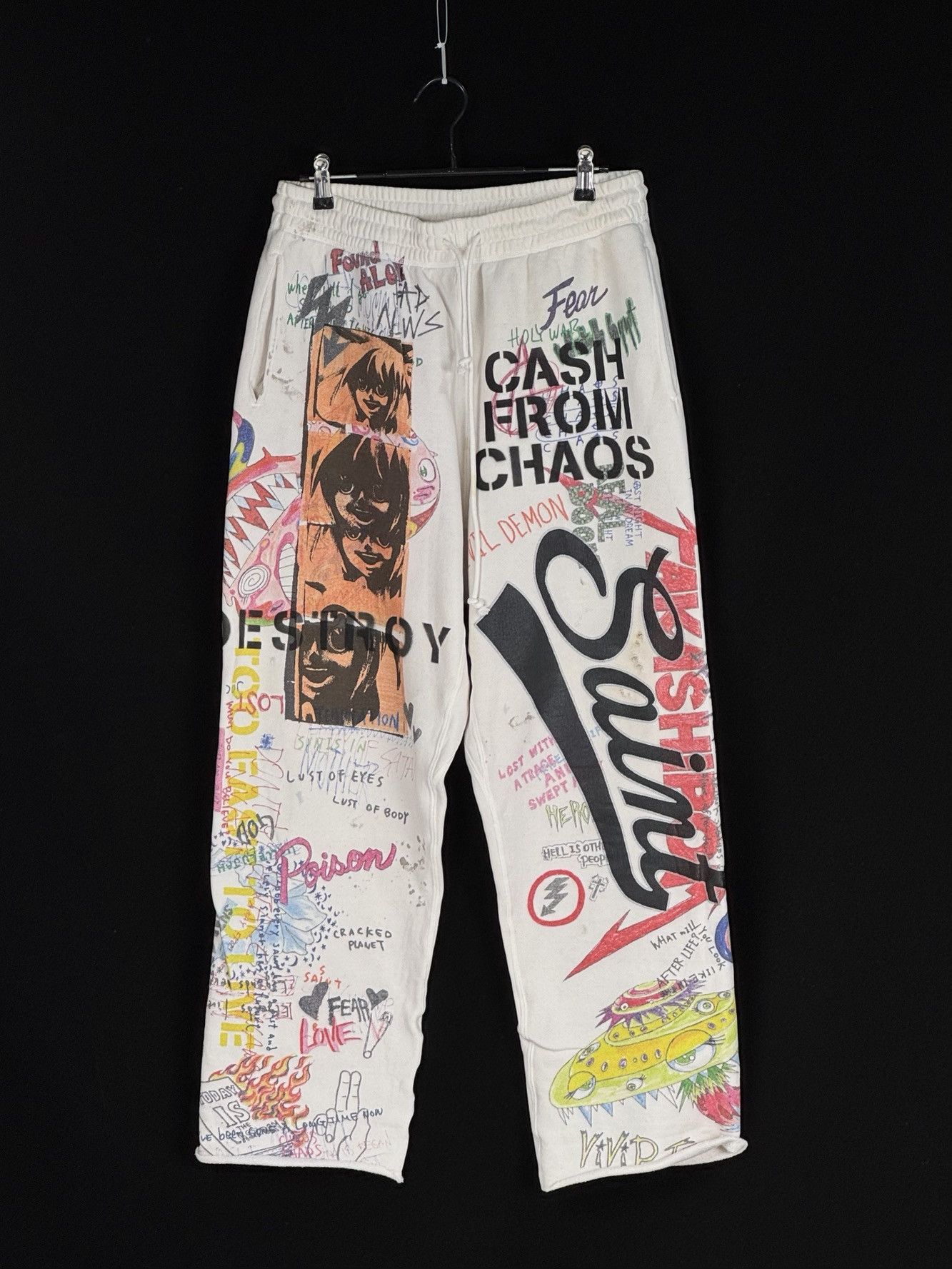 Saint Michael × Takashi Murakami takashi murakami weatpants M Size US 32 / EU 48 - 1 Thumbnail