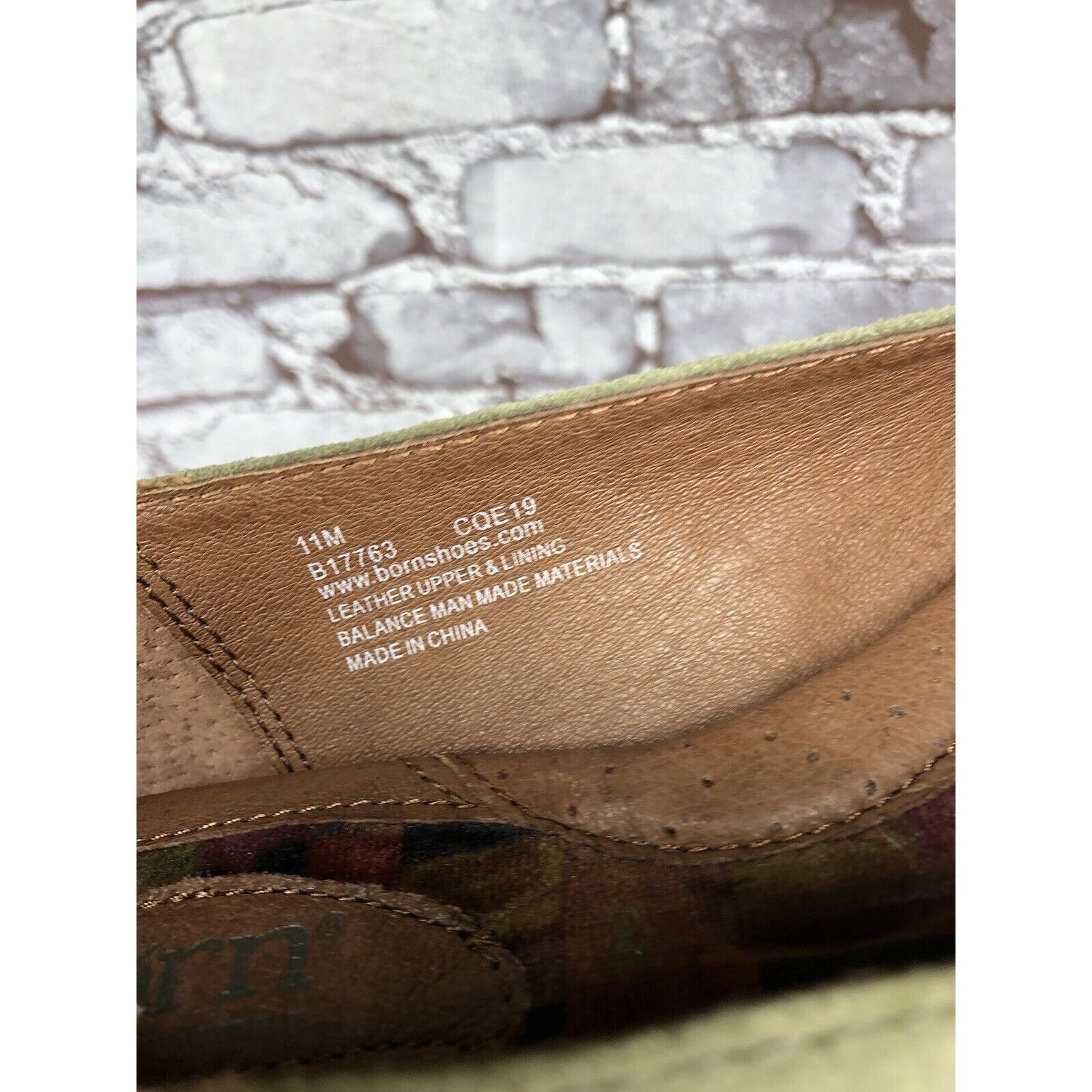 Born Born Lily Green Suede Leather Knot Ballet Flats Shoes Women’ Size US 11 / IT 41 - 10 Thumbnail