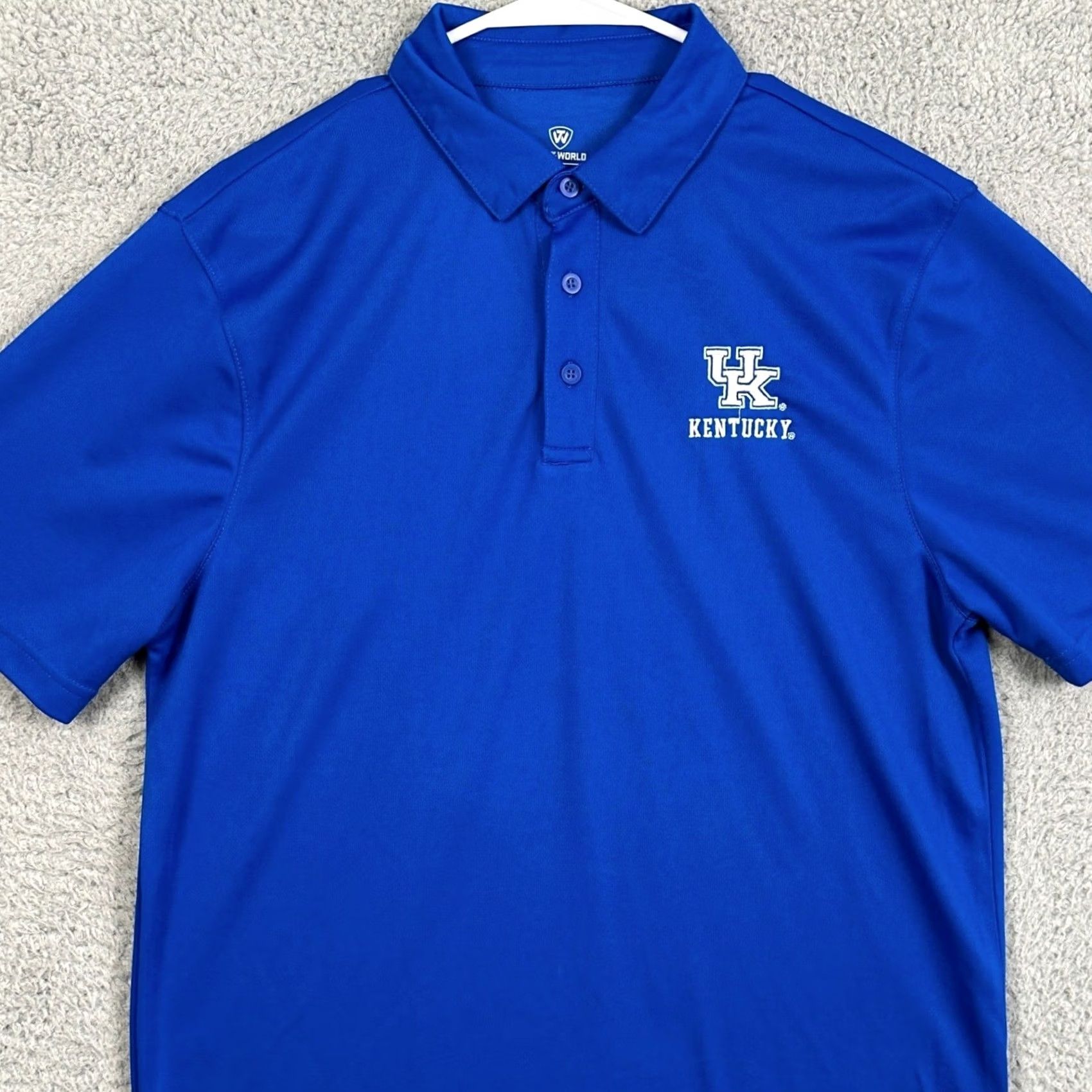 Top Of The World Kentucky Wildcats Polo Shirt Men Medium Blue Short Sleeve Top Of The World Shirt Polo Adult Size US M / EU 48-50 / 2 - 2 Thumbnail