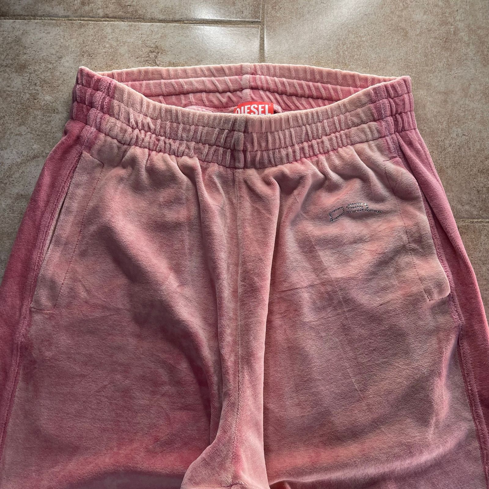 Diesel Diesel Velvet Trousers Pink Size 30" / US 8 / IT 44 - 6 Thumbnail