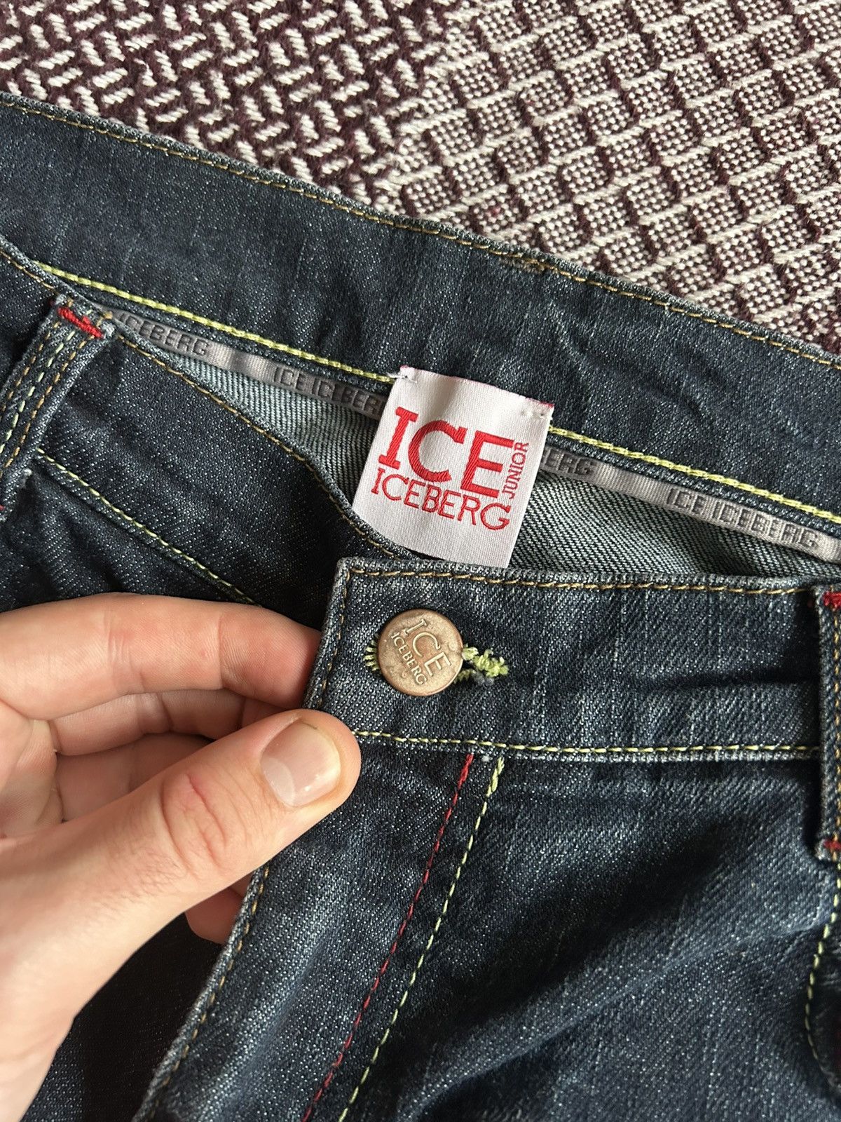 Iceberg Vintage Iceberg Denim Jeans Women Washed Solid Style Size 14 Size 32" / US 10 / IT 46 - 5 Thumbnail