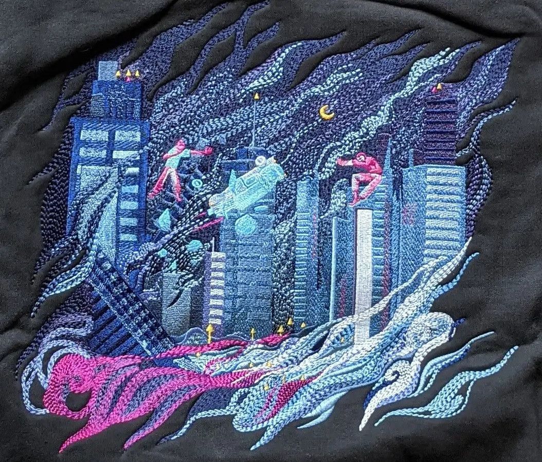 Other DerSchutze 'Psychokinesis' Zip Up Hoodie Black Size US L / EU 52-54 / 3 - 3 Thumbnail