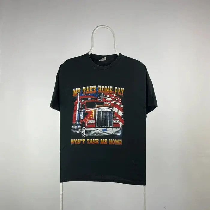 Band Tees Movie T-shirt schwarz mit motive USA truck vintage size L Size US L / EU 52-54 / 3 - 1 Thumbnail