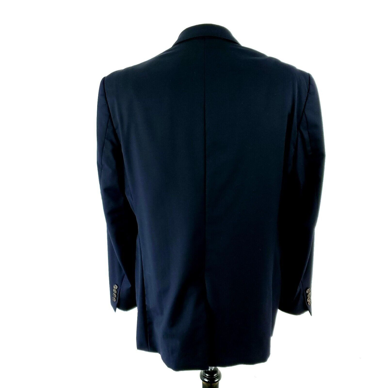 Lauren Ralph Lauren Lauren Ralph Lauren Wool 2 Button Blazer 40R Solid Blue Size 40R - 5 Thumbnail