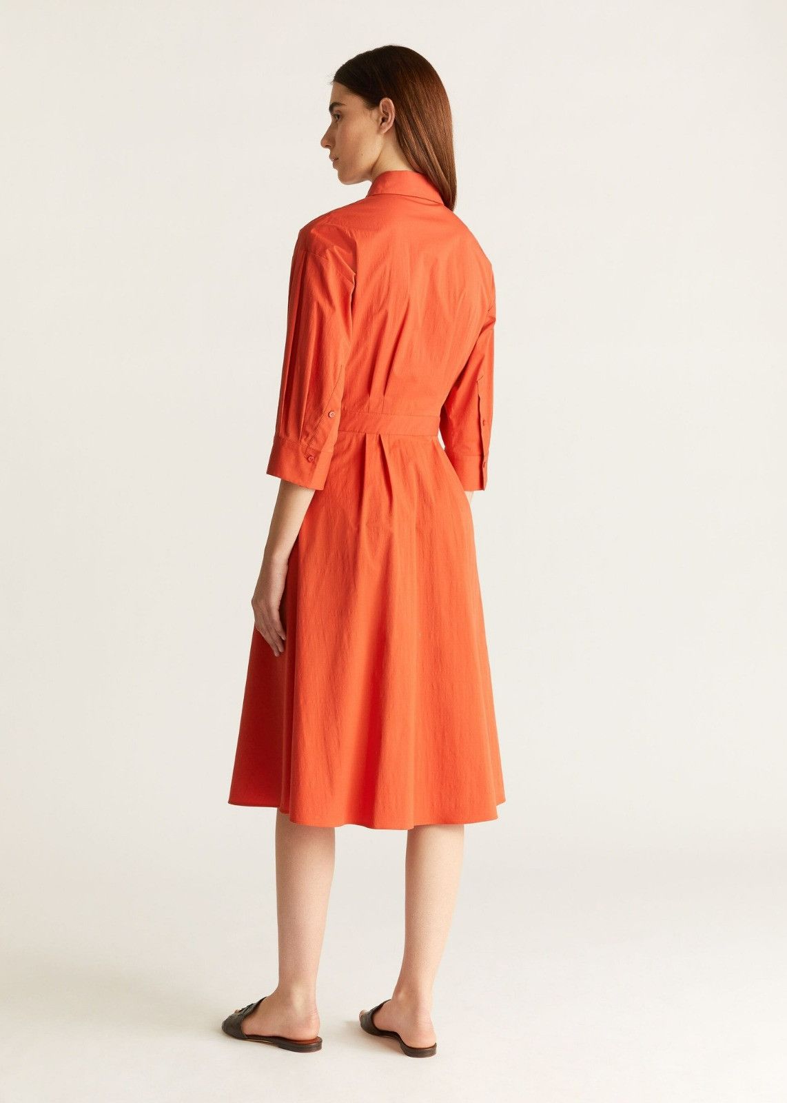 Loro Piana o1srvl11e0424 Dress in Red Size L / US 10 / IT 46 - 6 Thumbnail