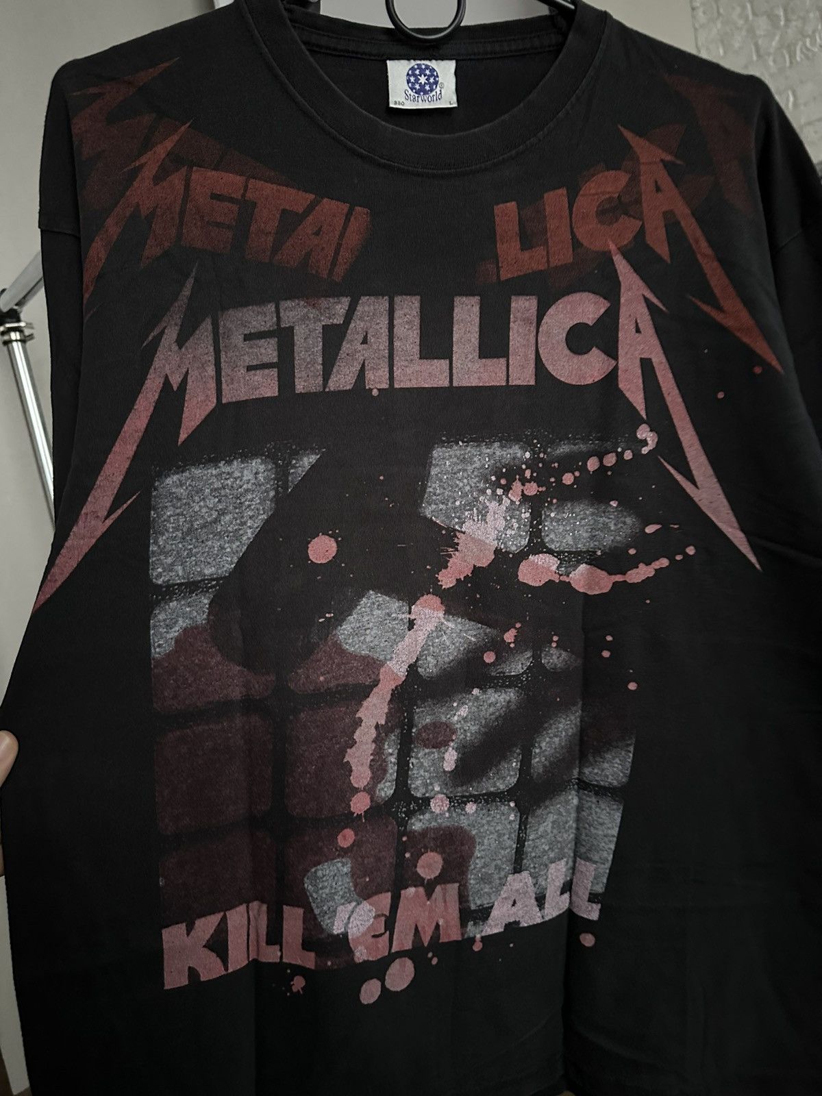 Metallica Metallica Kill Em All Vintage Band Long Sleeve T-Shirt 90s Size US L / EU 52-54 / 3 - 5 Thumbnail